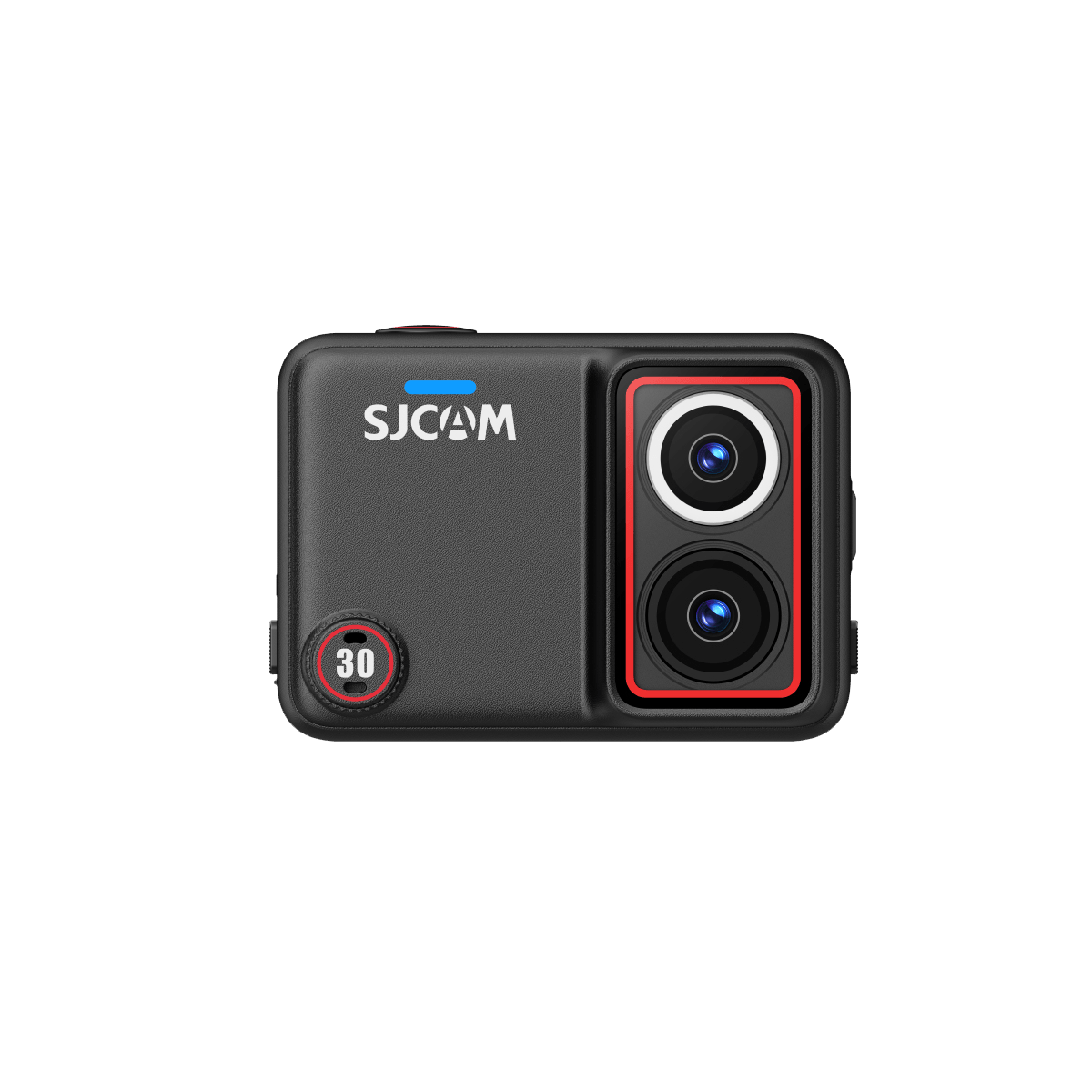 SJ30 8K Dual-lens Action Camera featuring dual lenses for day and night shooting, ideal for high-speed adventure recordings.