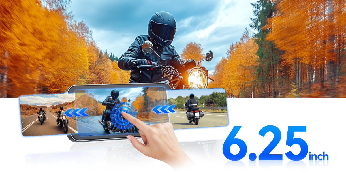 Großer 6,25-Zoll-Touchscreen