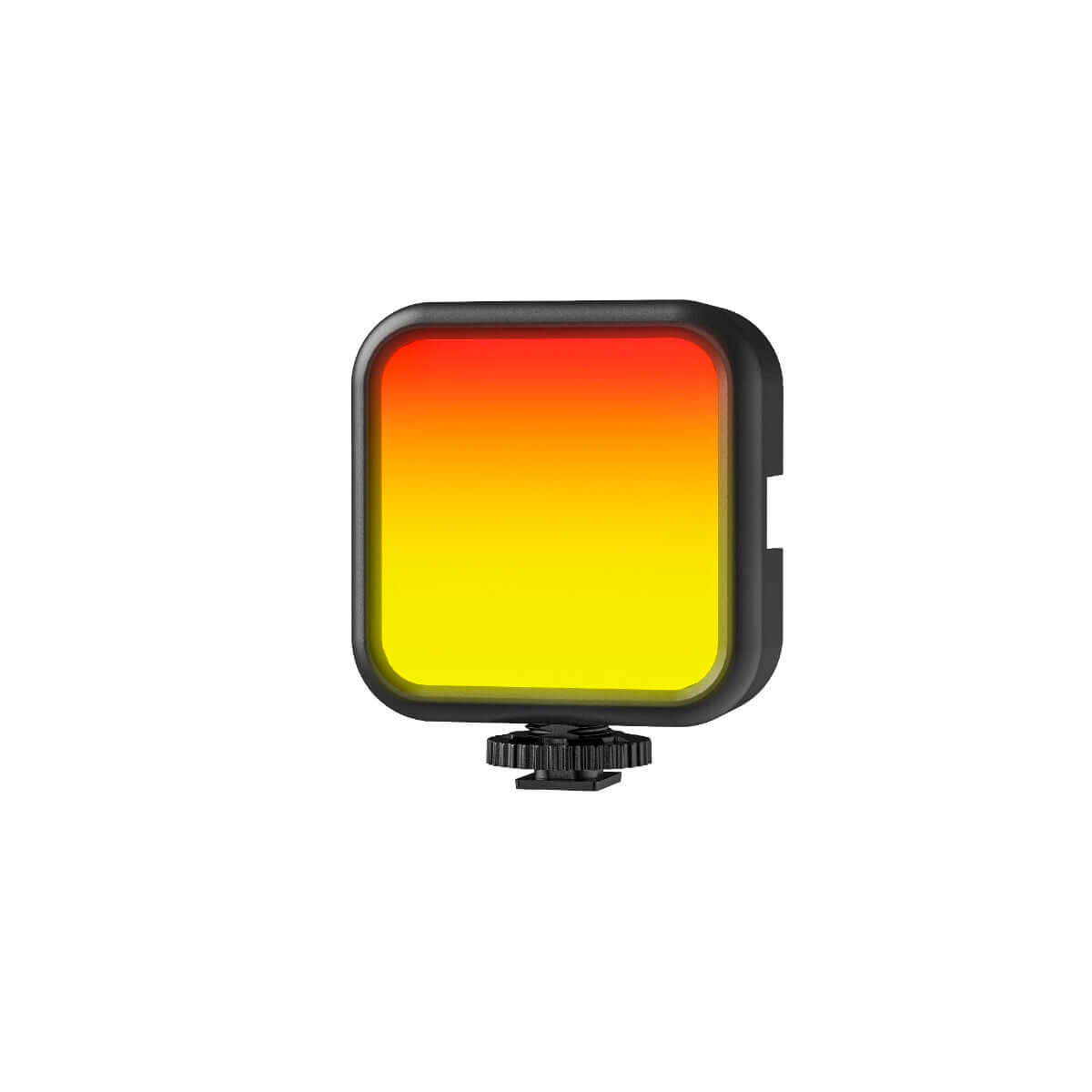 C400 LED Fill Light with a vibrant red to yellow gradient for enhanced lighting effects.