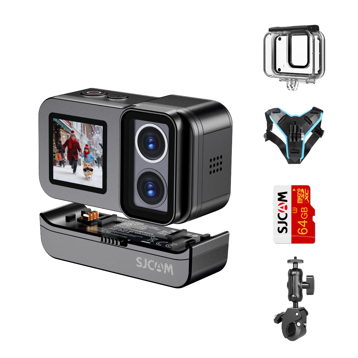 SJ20 Dual Lens Action Camera