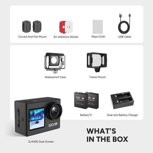 SJ4000 Dual Screen Bundle