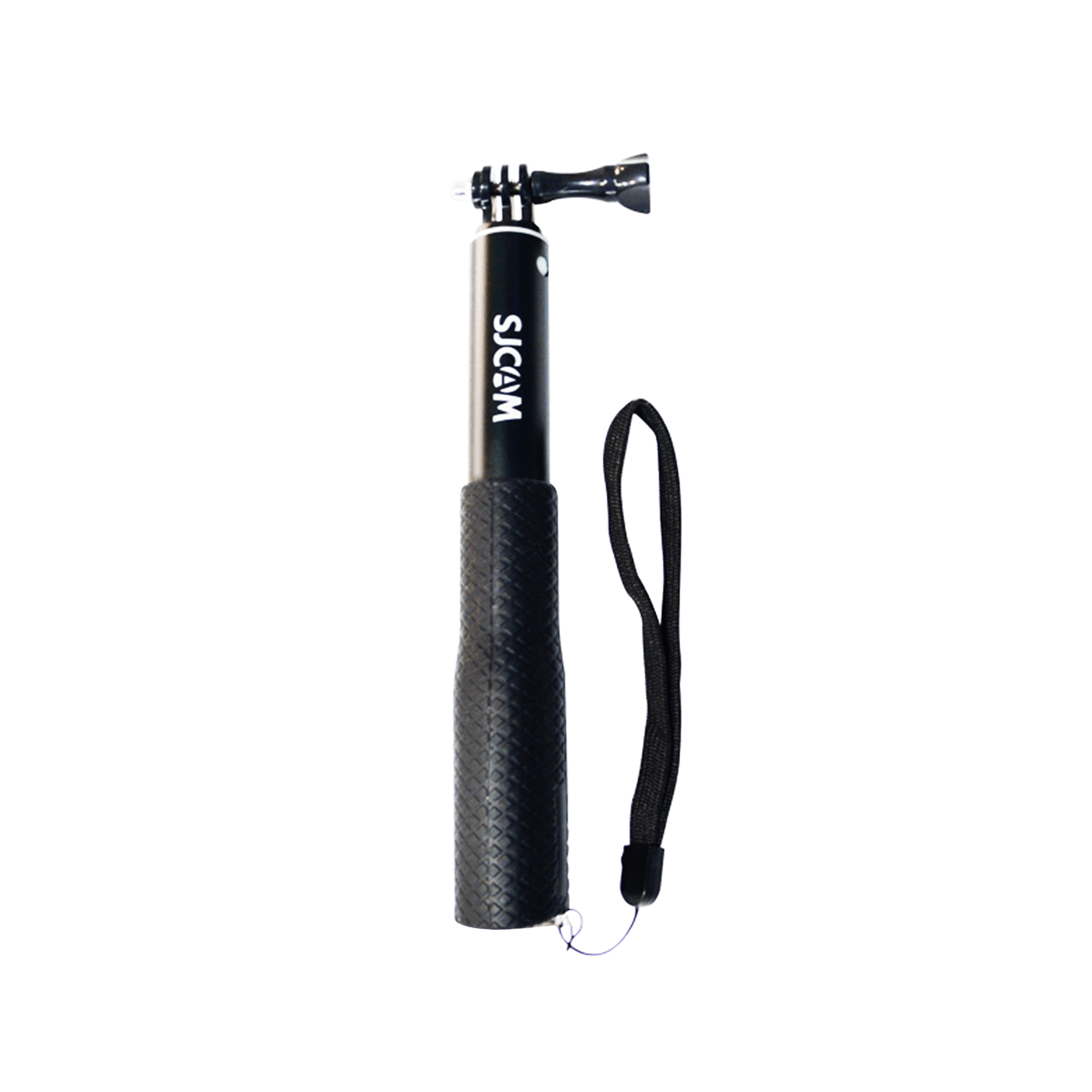 Action Camera Selfie Stick made of aluminum alloy, portable design, extends from 28cm to 90cm for versatile use.