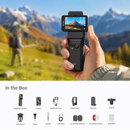 Telecamera d'azione portatile C400 3-in-1