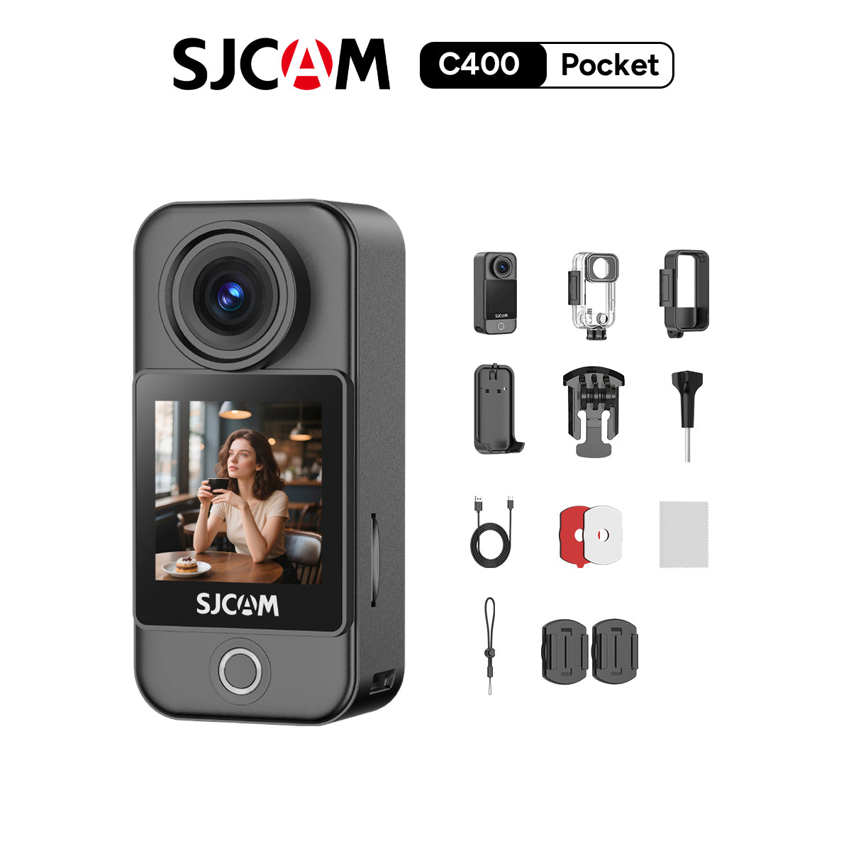 C400 3-in-1 Handheld Action Camera