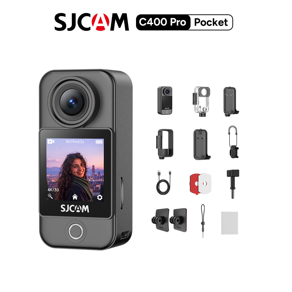 C400 Pro 3-in-1 Handheld Action Camera