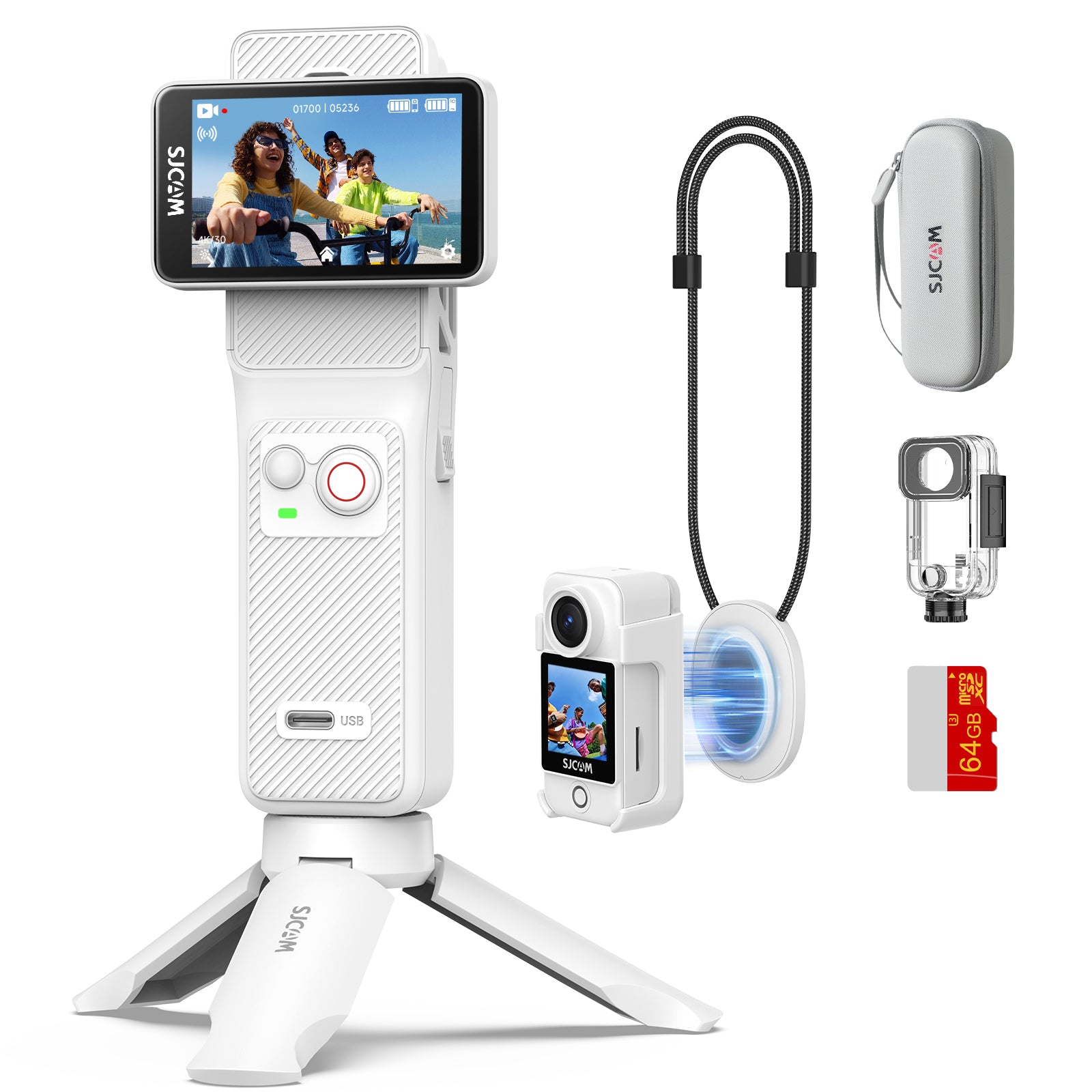 C400 3-in-1 Handheld Action Camera