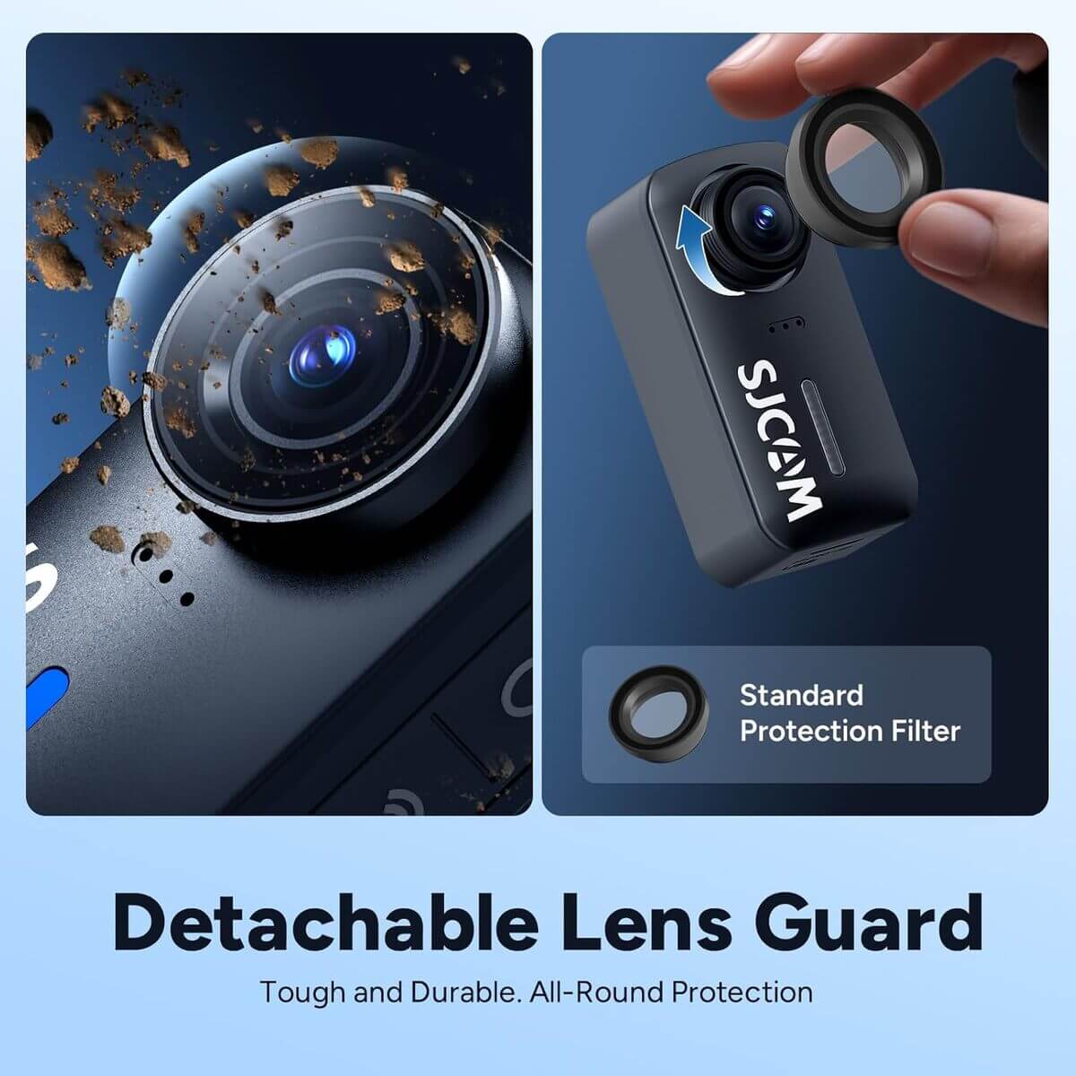 detachable lens guard
