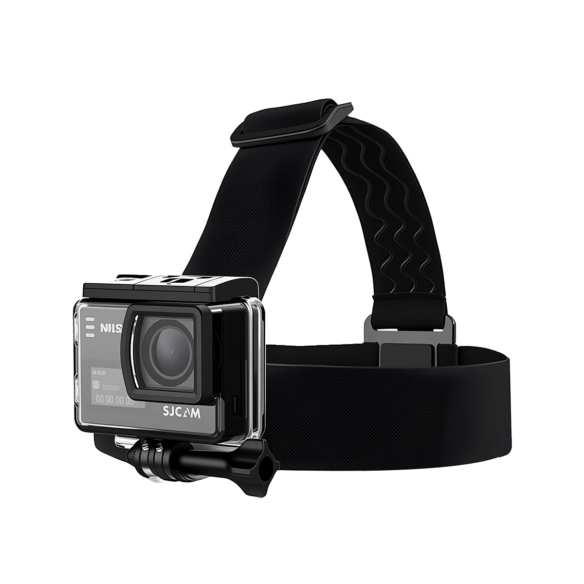 Head Strap with camera mount for Action Cameras, perfect for capturing hands-free footage.