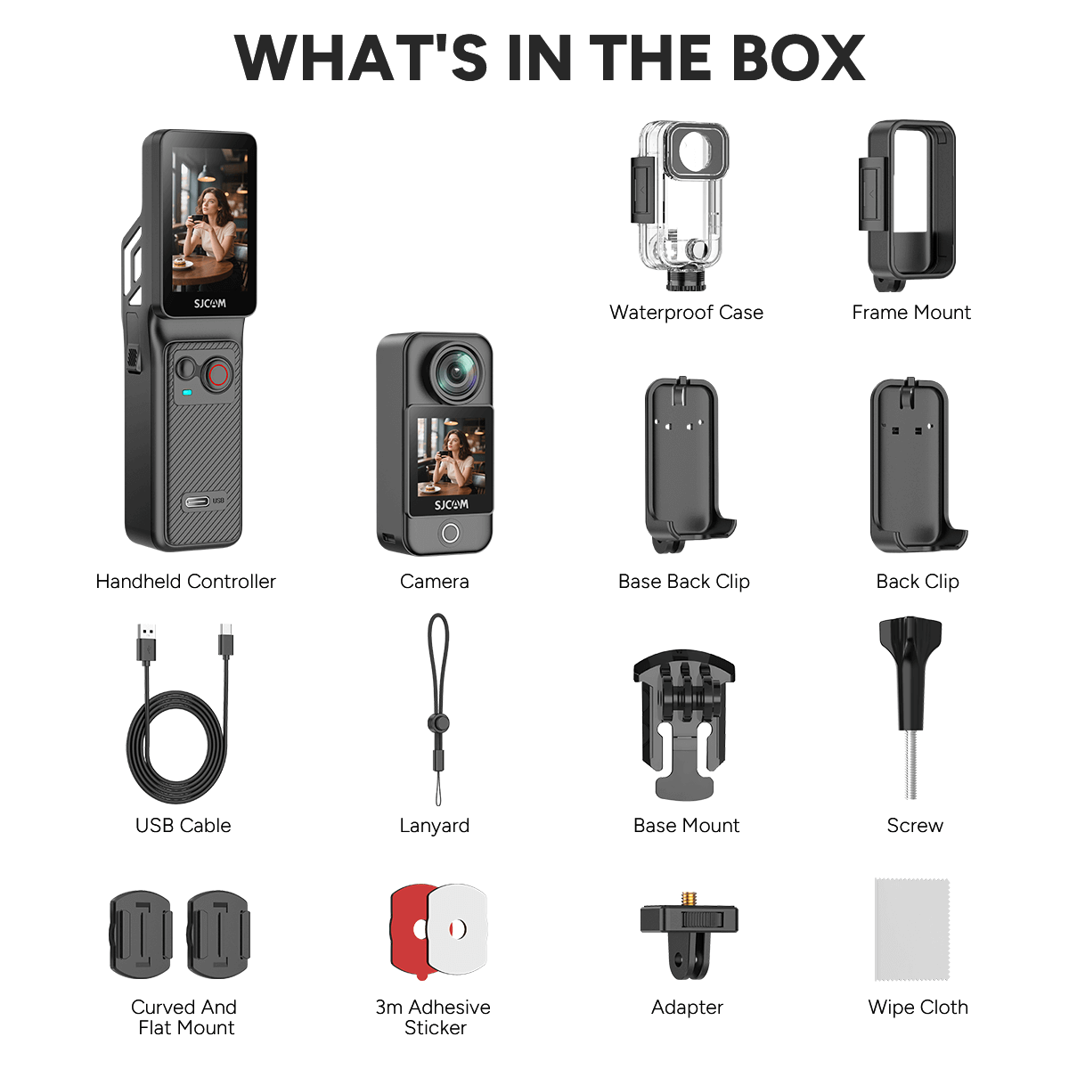 C400 action camera accessories