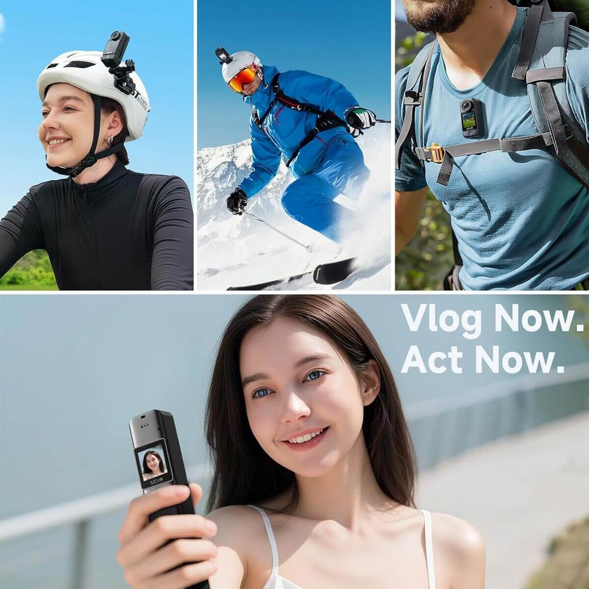 SJCAM C300 farklı montaj kullanım alanları