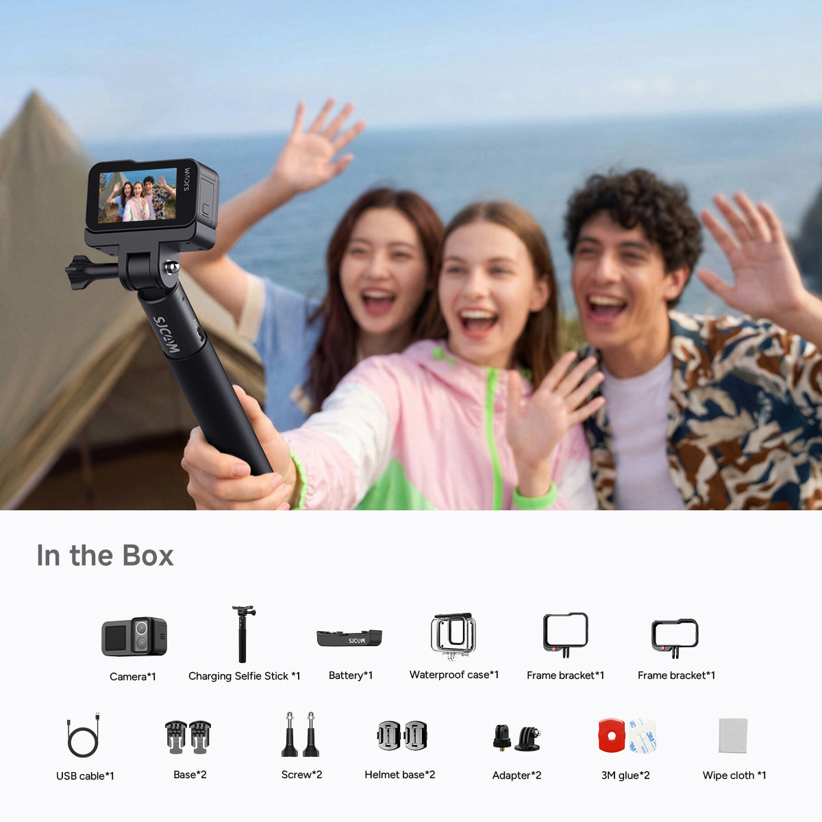 SJ20 Dual Lens Action Camera