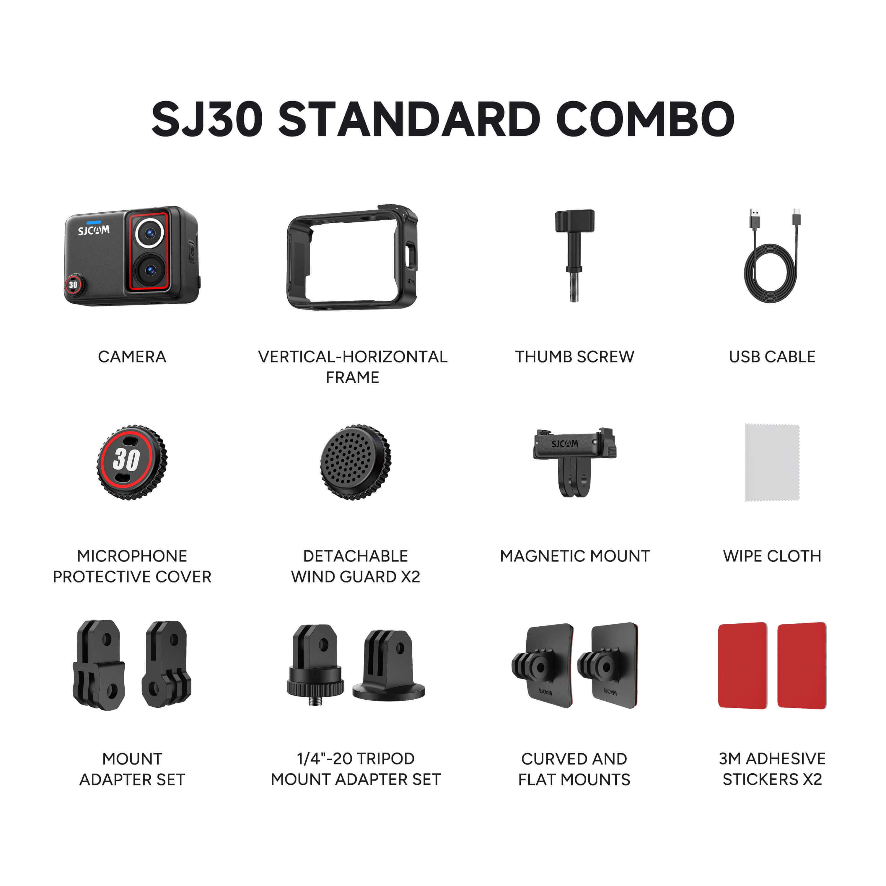 Buy SJCAM SJ30 - 8K Action Camera with Flip Screen & Dual Lens