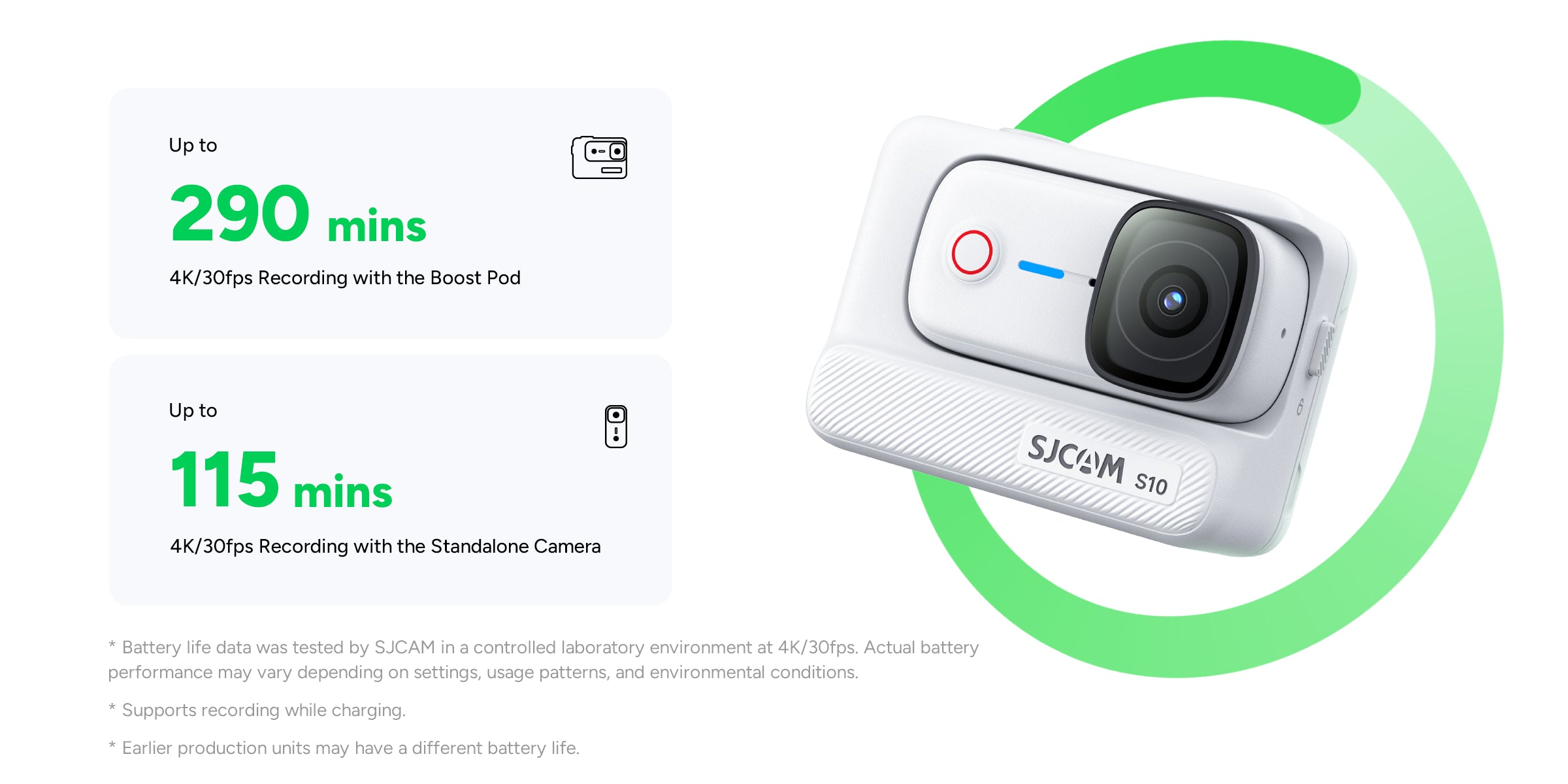 170-Minute Extended Battery Life